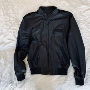 Members Only Jacket Black Vintage Like New